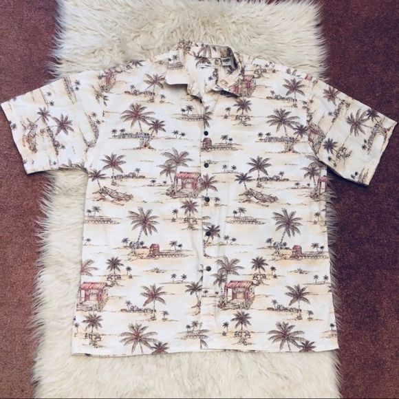 Tropical Hawaiian Aloha Buttondown Men’s XL - Picture 2 of 7